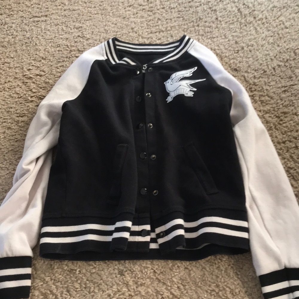 Black and white jacket
